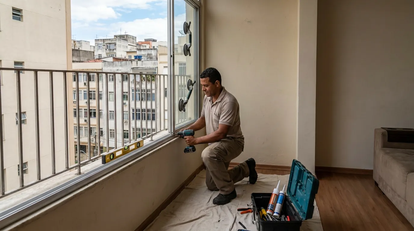 Troca de Painéis de Vidro em Campina Grande‑PB